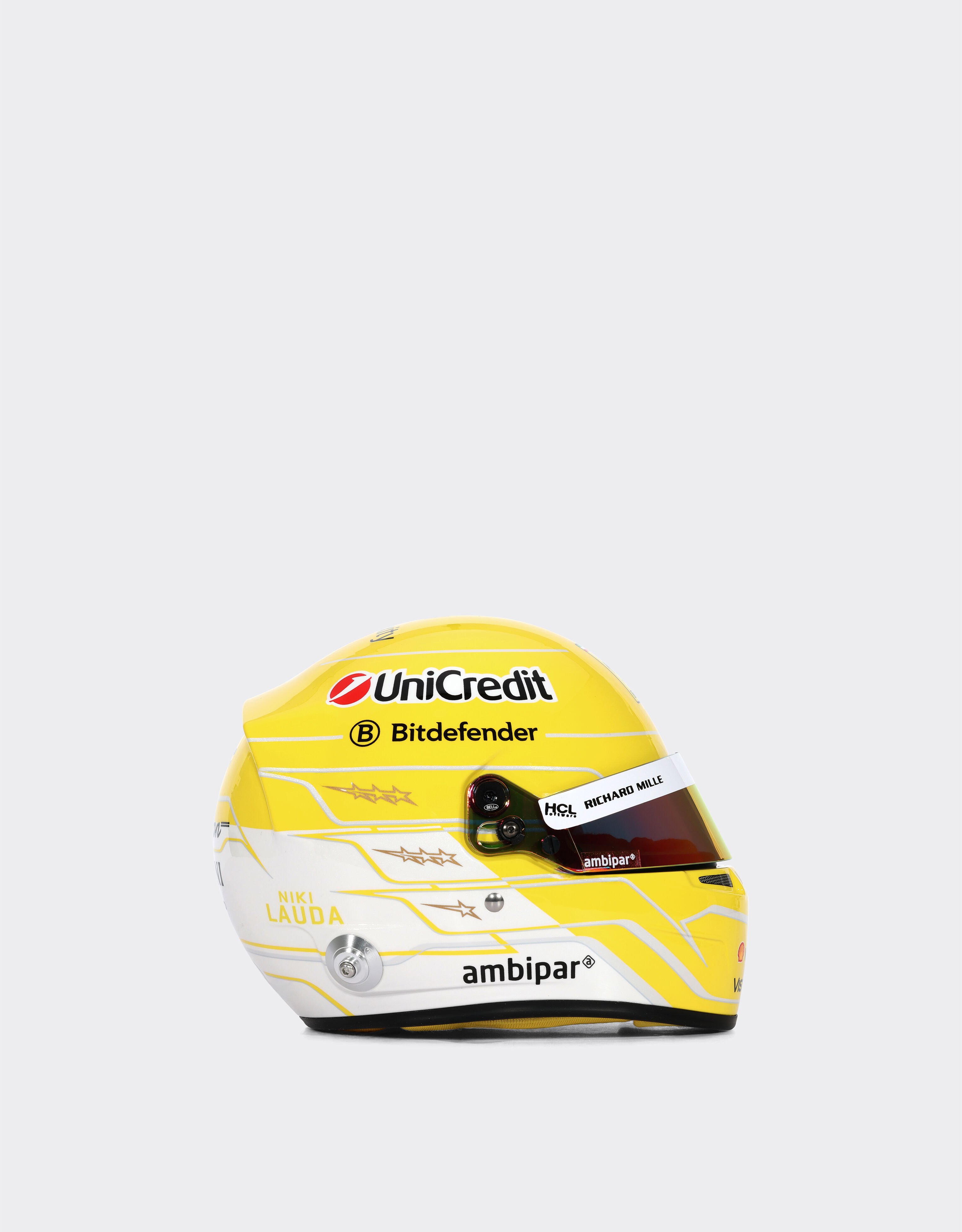 Ferrari Hamilton Monza mini helmet in 1:2 scale - 2025 Special Edition MULTICOLORE LA07Qf