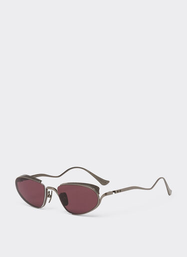 Ferrari Ferrari sunglasses in gunmetal grey titanium with exclusive Contrast Pro™ lenses Ingrid LA02Pf