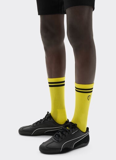  Terry cloth sock set with Ferrari Scudetto Nero SANSO0003JCO0026f