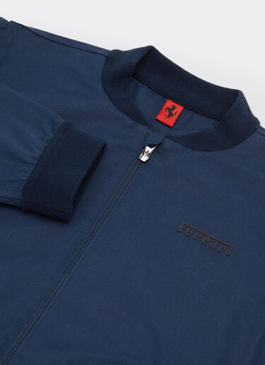 Ferrari Cazadora bomber de gabardina de algodón Navy 22333fK
