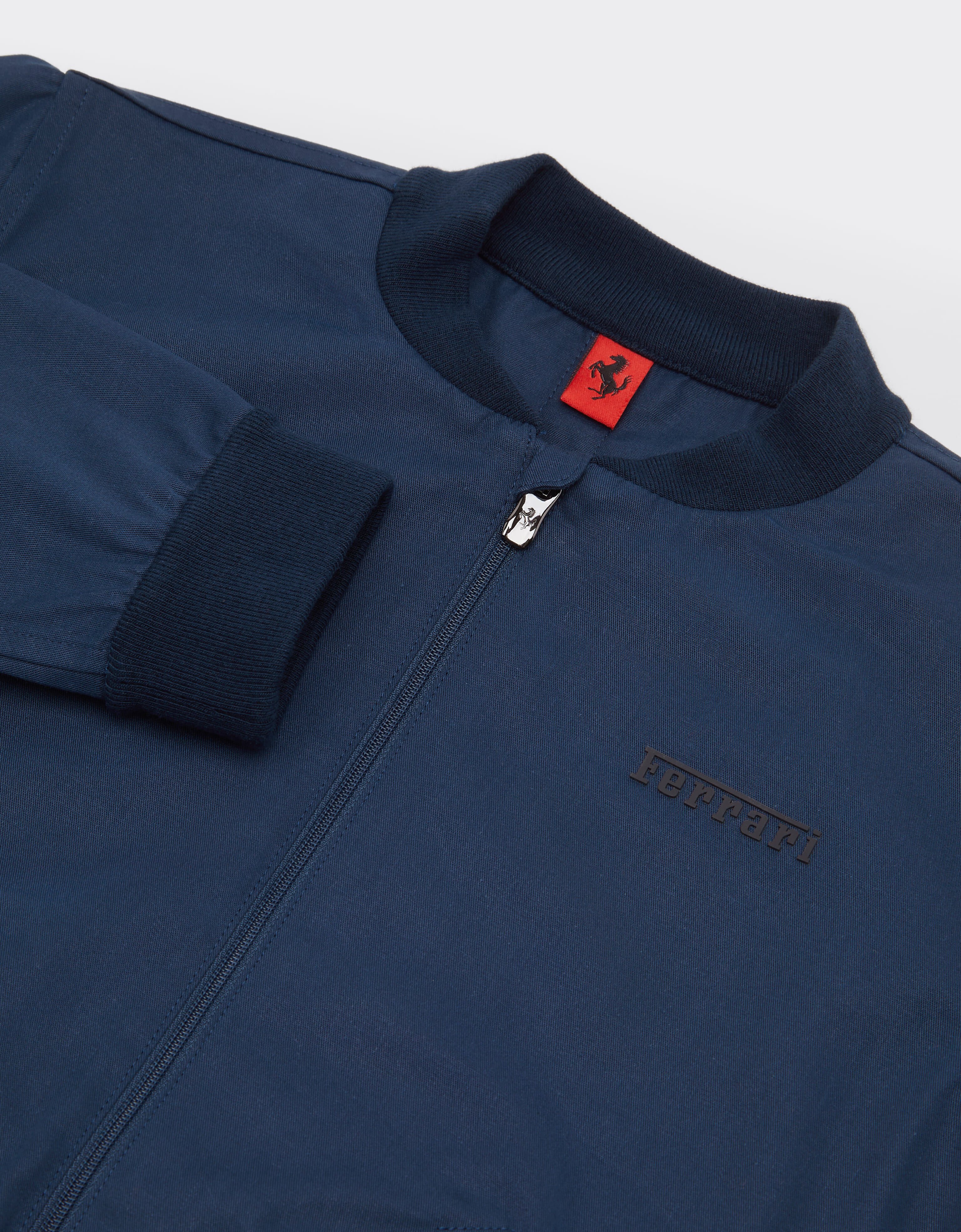 Ferrari Cazadora bomber de gabardina de algodón Navy 22333fK