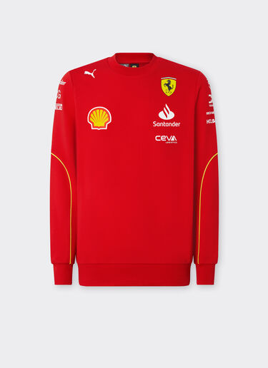 Ferrari 2024 Scuderia Ferrari Team Replica sweatshirt Rosso Corsa F1140f
