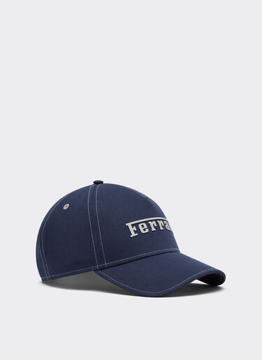 Ferrari Cotton cap with Ferrari logo Navy 20403f