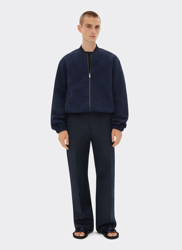 Ferrari Bomber in jersey 3D effect Navy 21945f