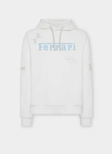 Ferrari Sweat à capuche Ferrari x Charles Leclerc Blanc optique 49124f