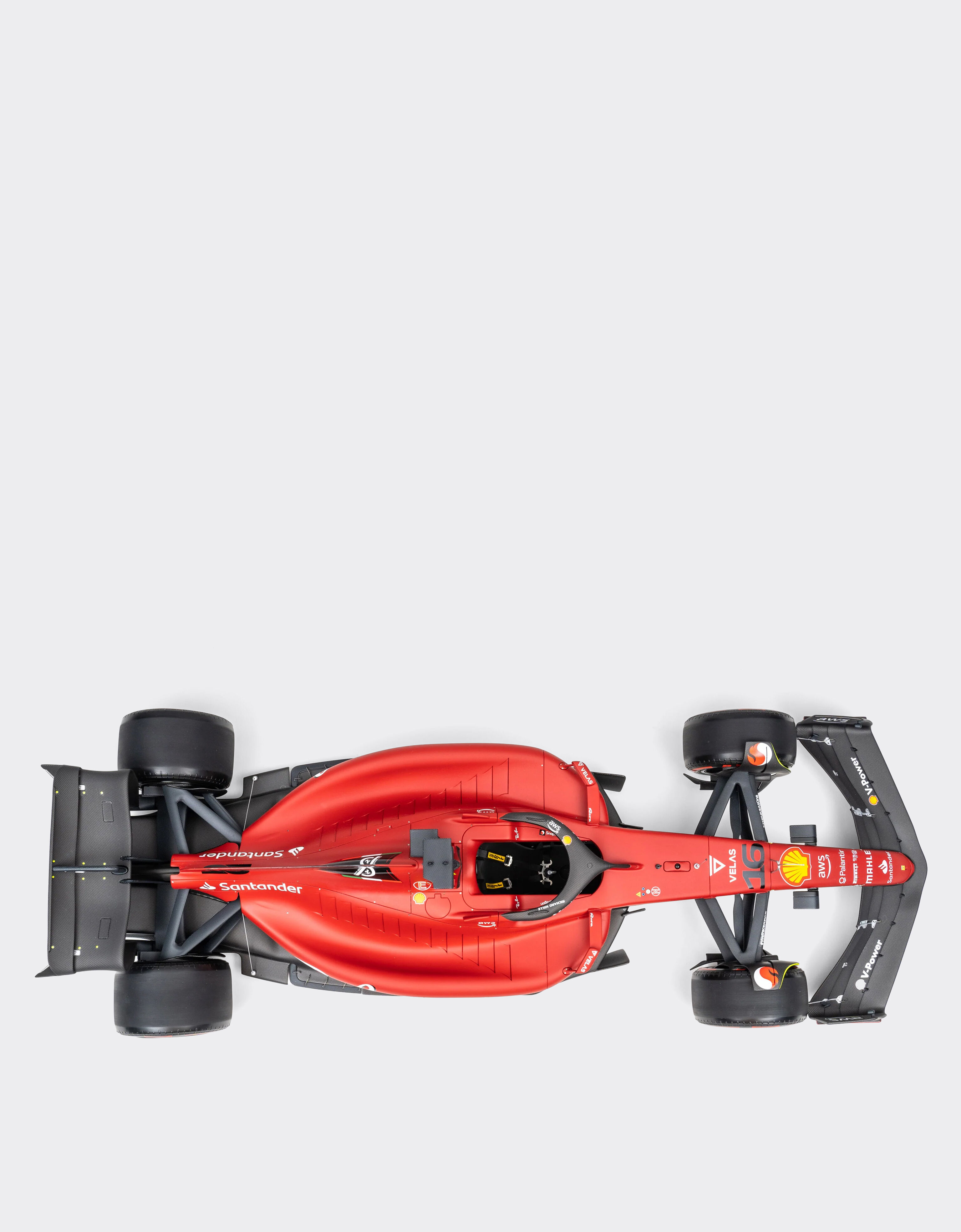 Ferrari Modello Ferrari F1-75 Charles Leclerc in scala 1:18 Rosso Corsa F0884f