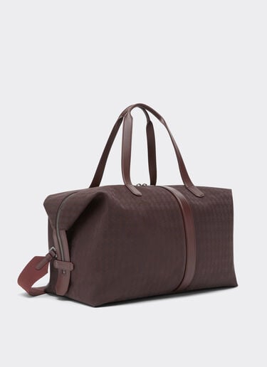 Q-Cycle® jacquard duffle bag with Cavallino pattern Ferrari Q-Cycle® jacquard duffle bag with Cavallino pattern Mahogany 49135f