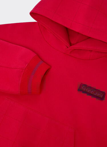 Cotton hooded sweatshirt Ferrari Cotton hooded sweatshirt Racing red 50143fK