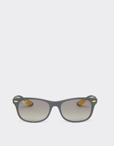 Ferrari Ray-Ban for Scuderia Ferrari 0RB4607M grey sunglasses with gradient grey lenses Black Matt F1257f