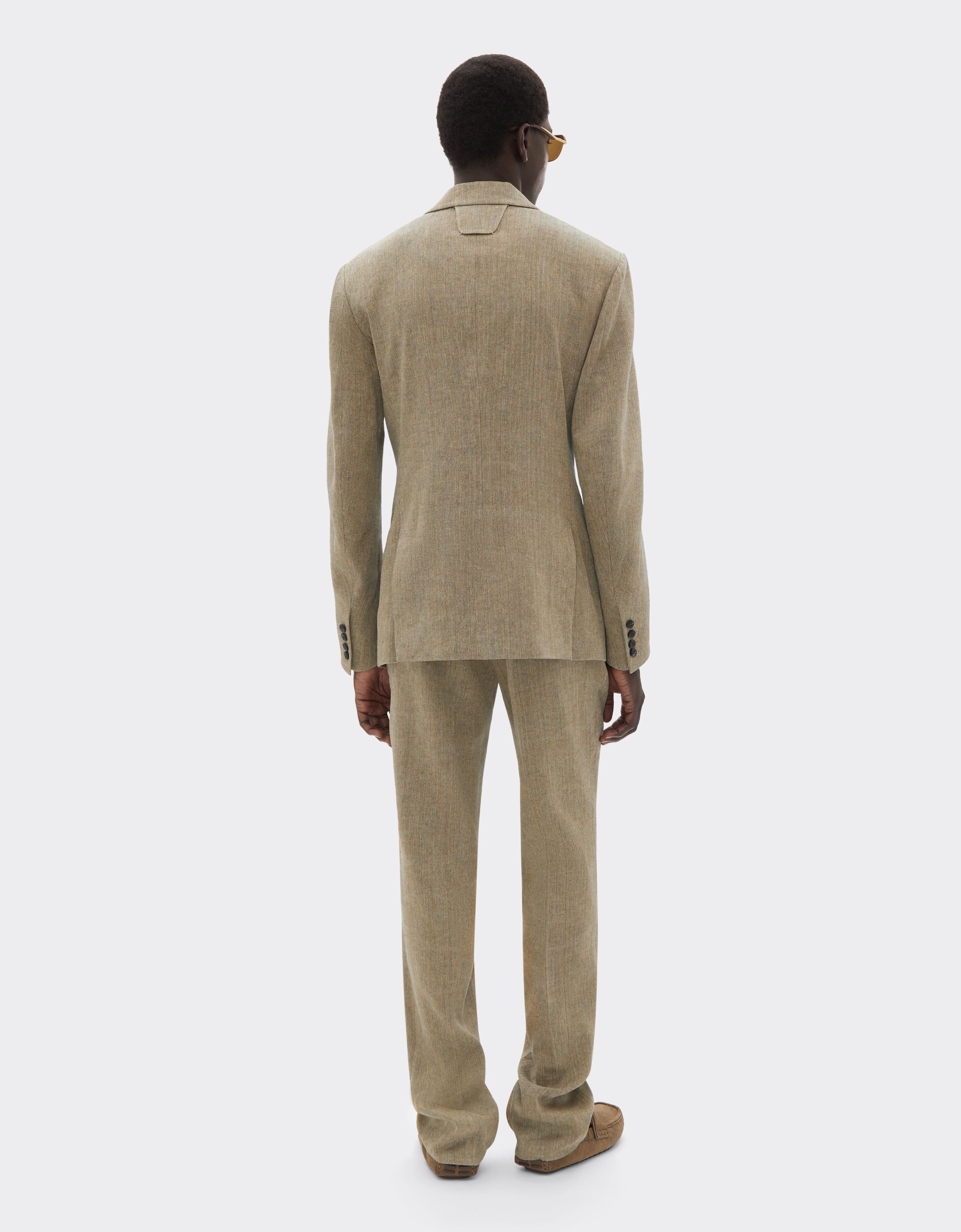 Ferrari Pantalon chino en sergé délavé Khaki Green 50048f