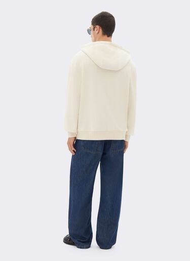 Bouclé Terry Hooded Sweatshirt Ferrari Bouclé Terry Hooded Sweatshirt Avorio CJMSW0037JCO0054f