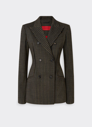 Ferrari Blazer de lana a rayas Antracita 50126f