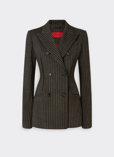 Blazer de lana a rayas Ferrari Blazer de lana a rayas Antracita 50126f