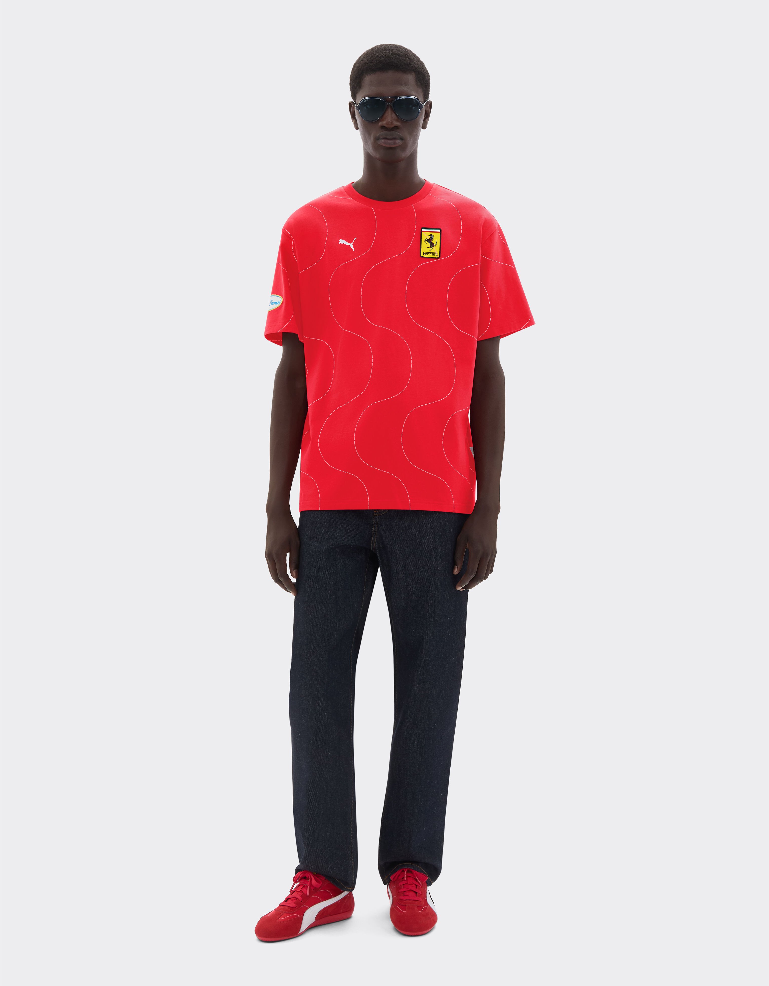Ferrari Puma for Scuderia Ferrari HP 2025 Monza Limited Edition T-shirt Red LA0A9f
