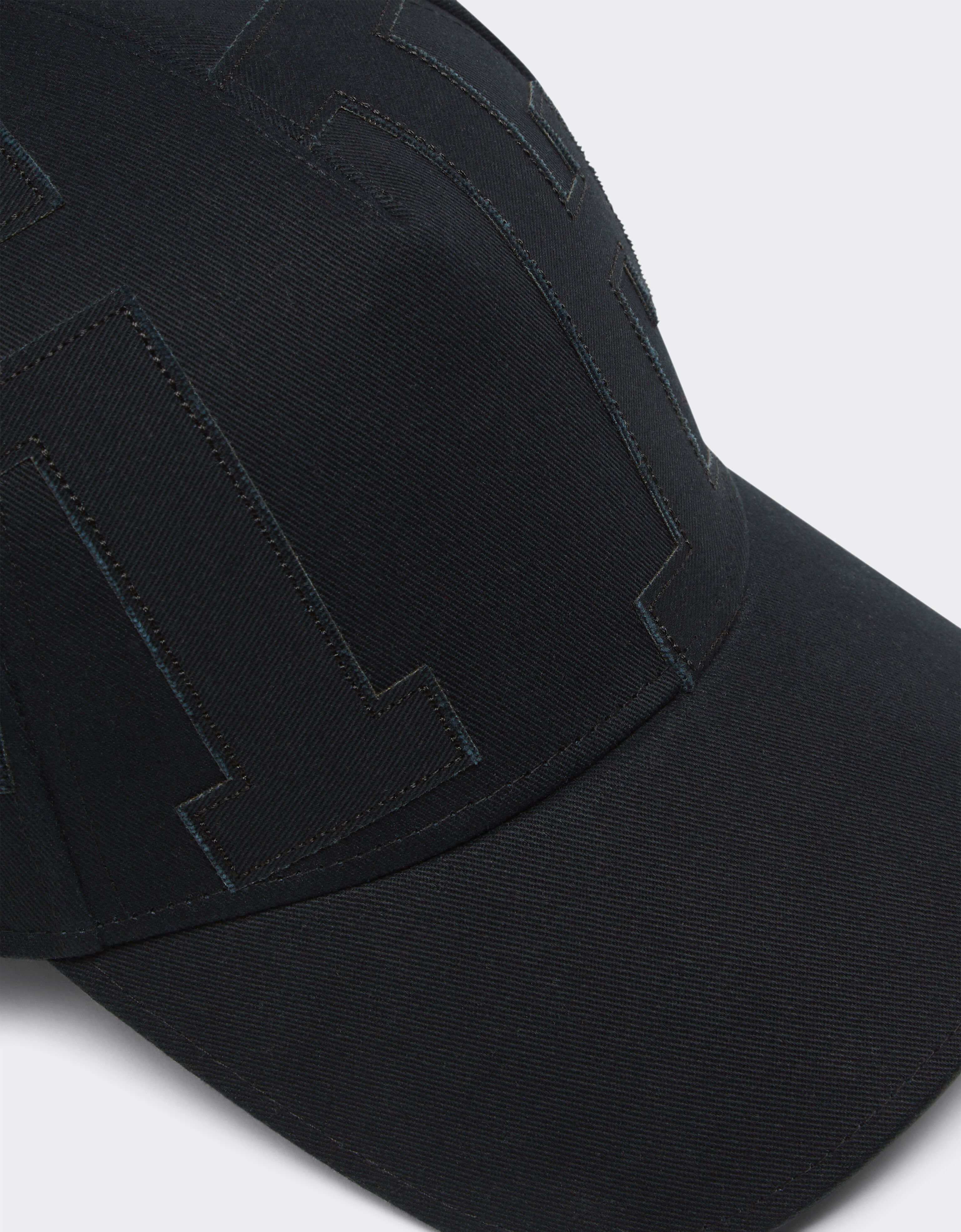 Ferrari Baseball cap with maxi Ferrari embroidery Black 21581f