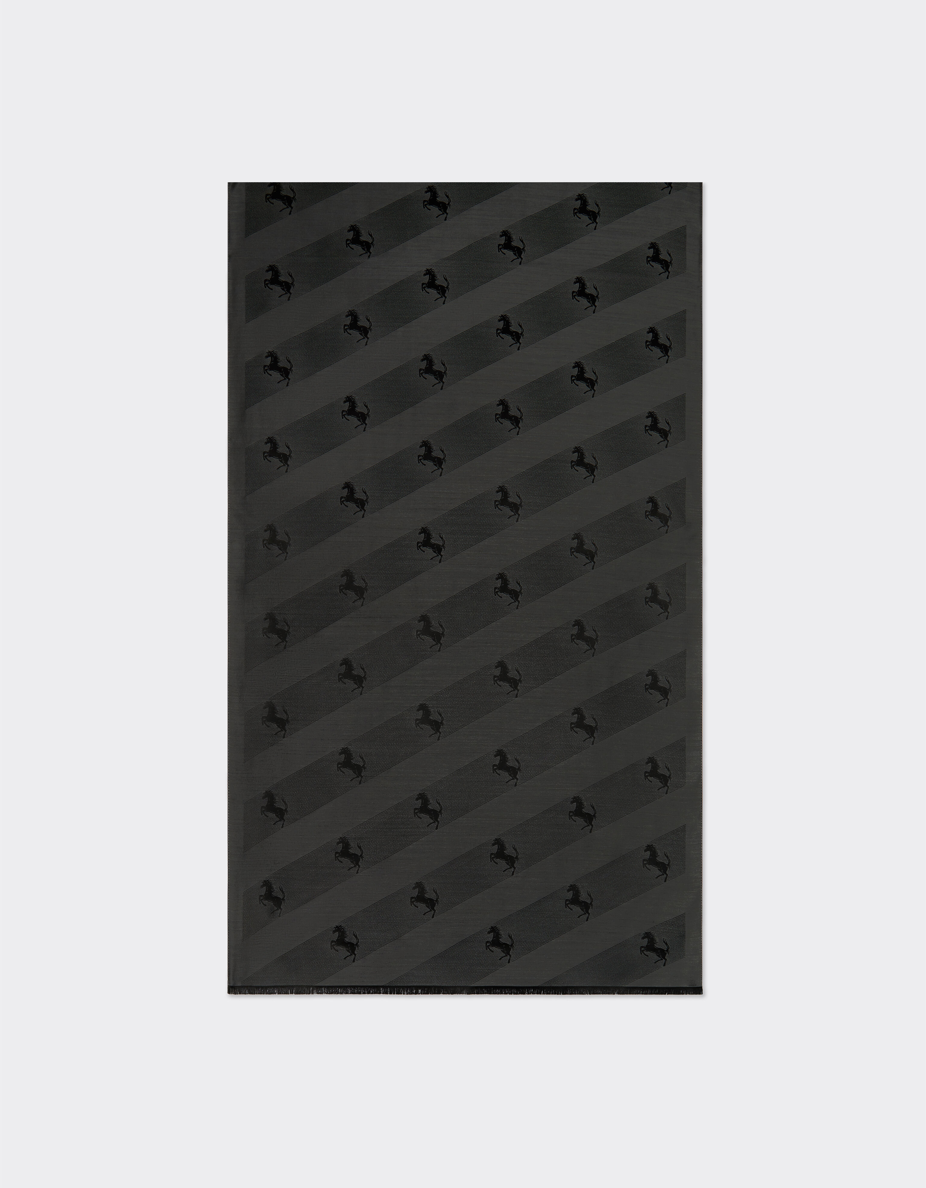 Ferrari Schal aus Wolle und Seide mit „Cavallino Rampante“-Muster Ingrid 47072f