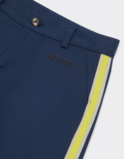 Ferrari Shorts in cotton gabardine Navy 22336fK