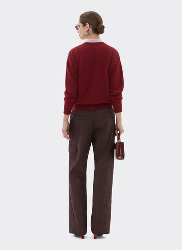 Ferrari Wool and cashmere jumper Cherry 21205f