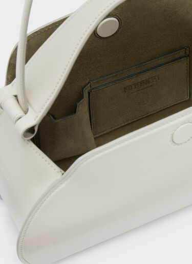 Ferrari La Ferrari Dino Top Handle Bag Ecru 21981f