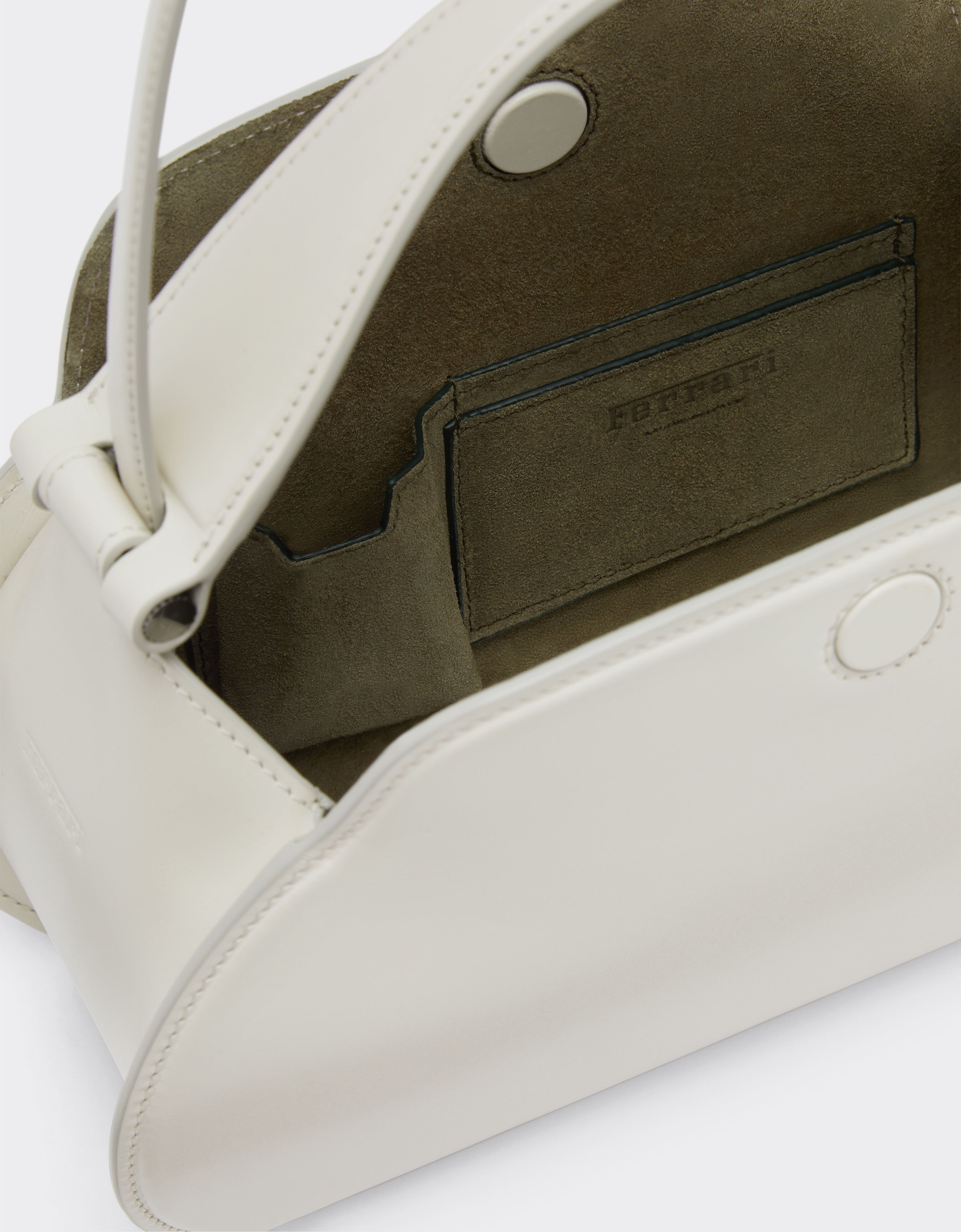 Ferrari La Ferrari Dino Top Handle Bag Ecru 21981f