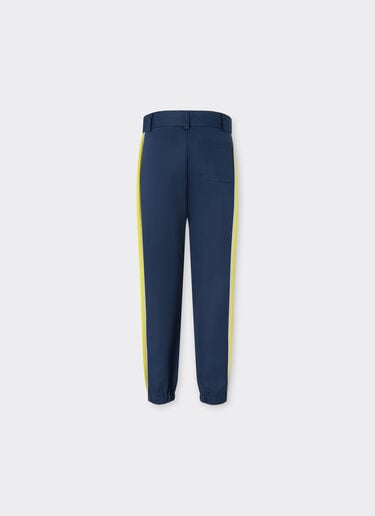 Pantalón de gabardina de algodón Ferrari Pantalón de gabardina de algodón Navy 22335fK