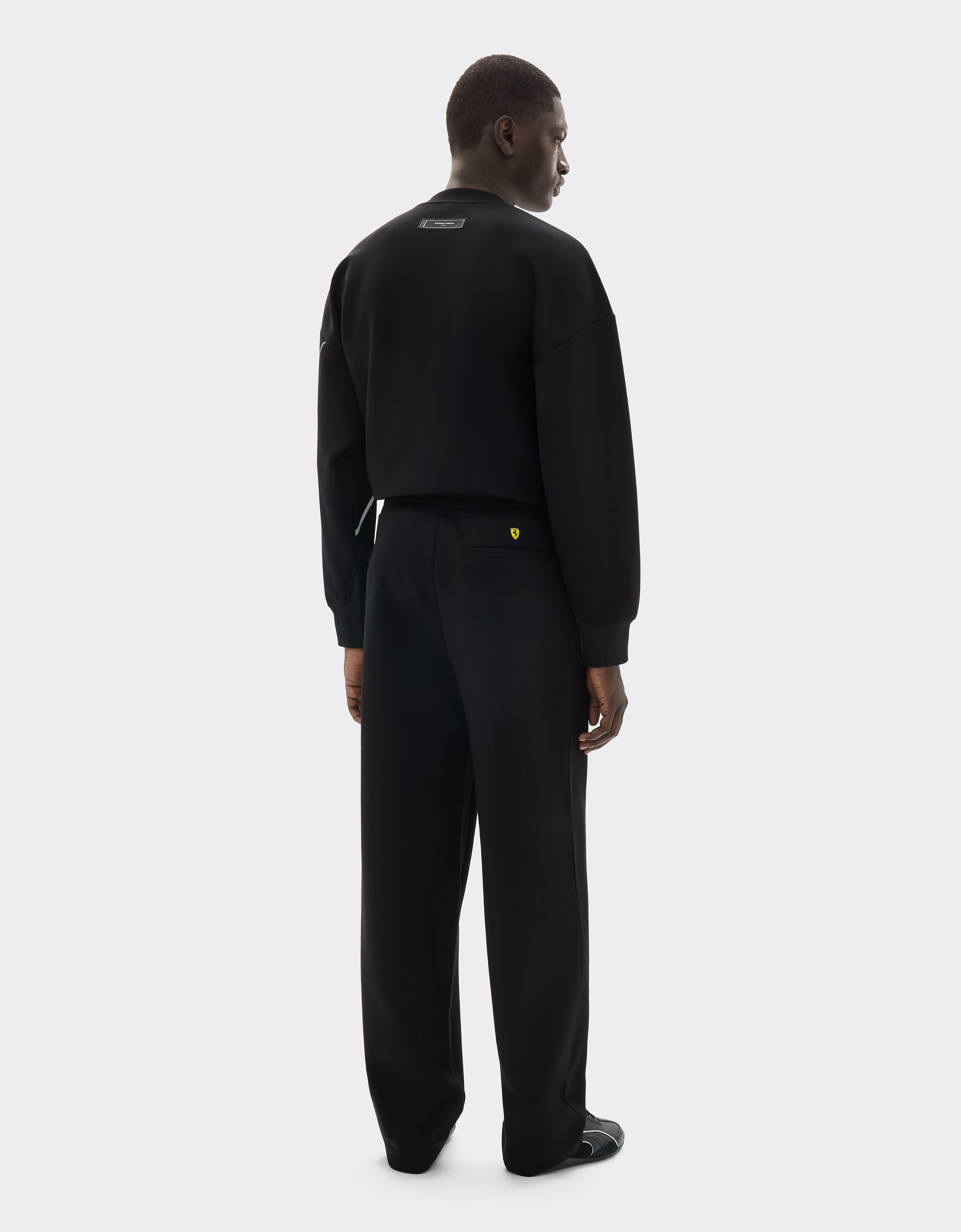  Scuba fabric joggers Nero SKMTR0001KWO0003f