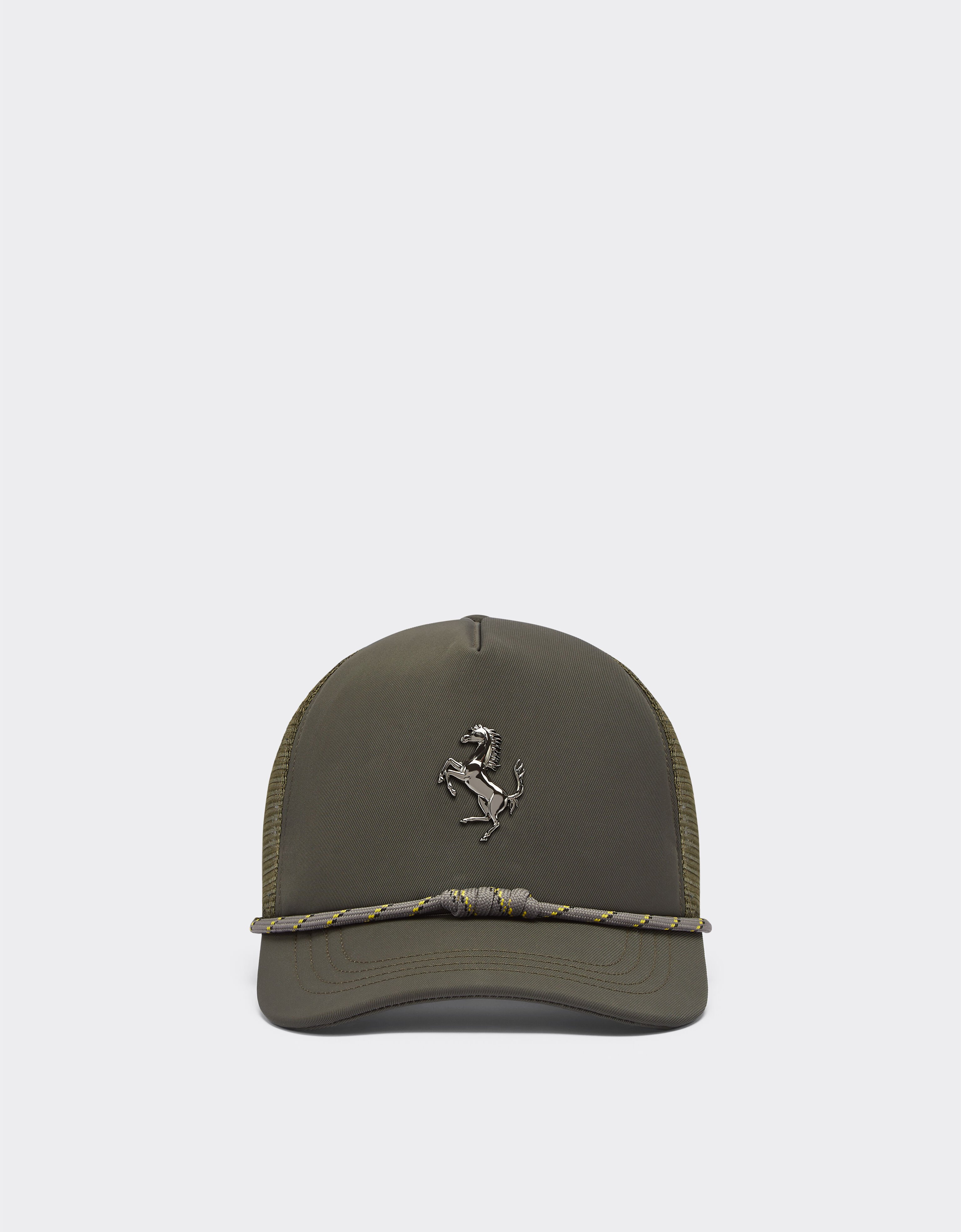 Ferrari Twill baseball hat with scoubidou detail Dark Grey 21429f