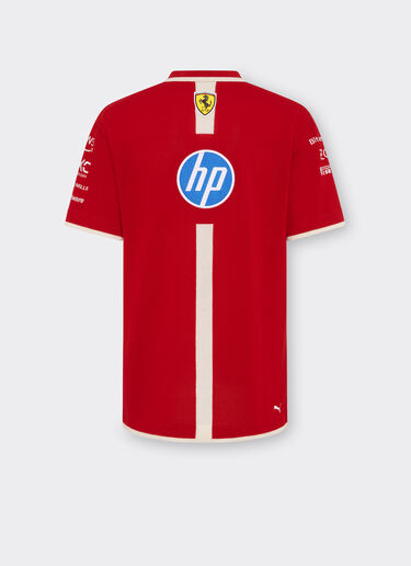 Ferrari Puma for Scuderia Ferrari HP Shanghai Special Edition polo shirt Red LA04Jf