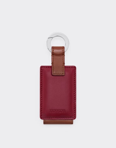 Ferrari Llavero de piel para llave Amuleto Maison Red 50409f
