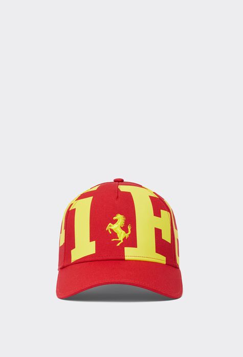 Ferrari Children’s cap with Ferrari logo Rosso Corsa F1150fK
