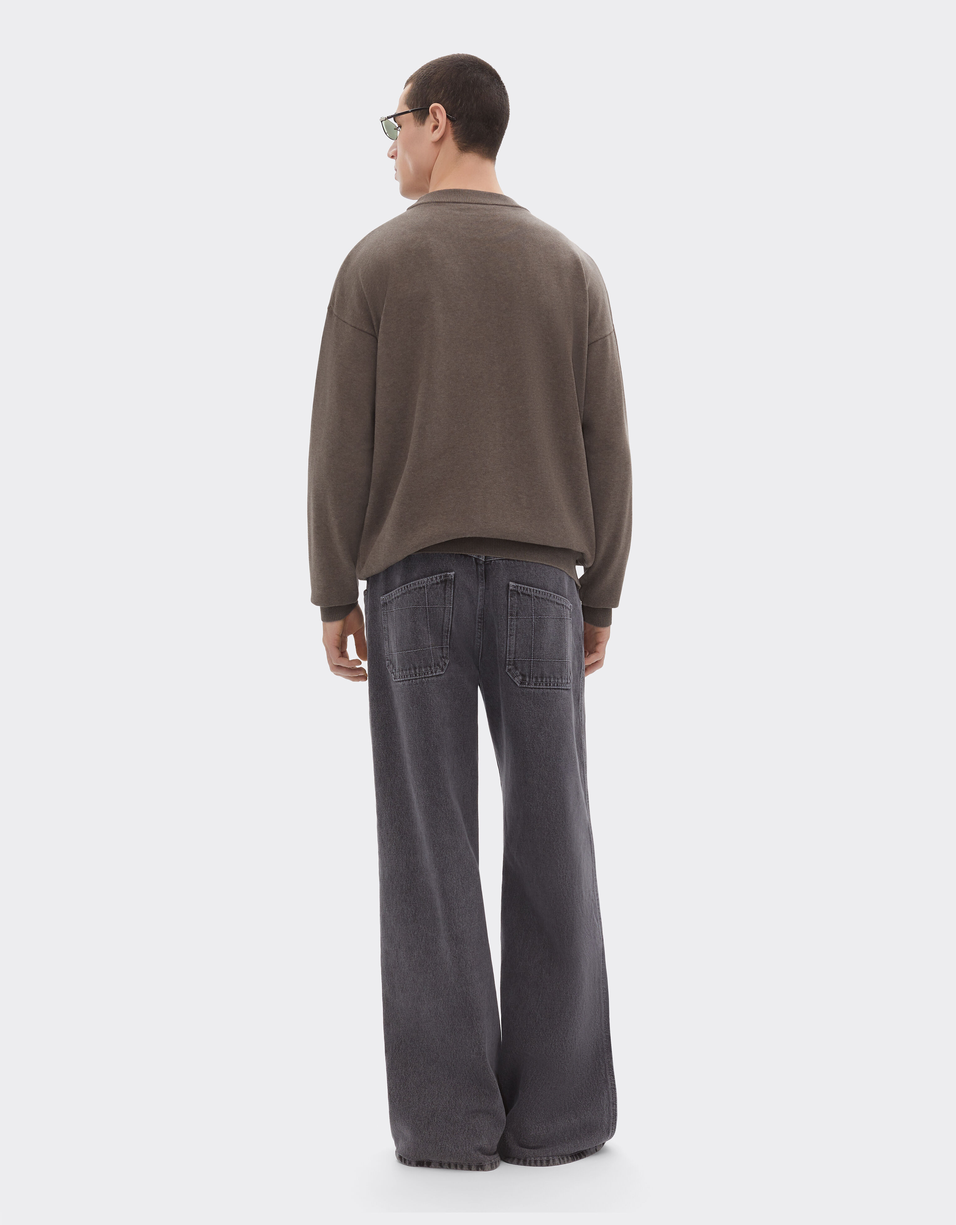 Ferrari Cotton and silk sweater with Ferrari logo Clay 50816f