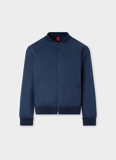 Ferrari Bomber jacket in cotton gabardine Navy 22333fK