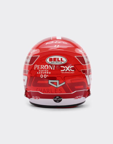 Ferrari 2024 Charles Leclerc helmet in 1:1 scale Red F1342f