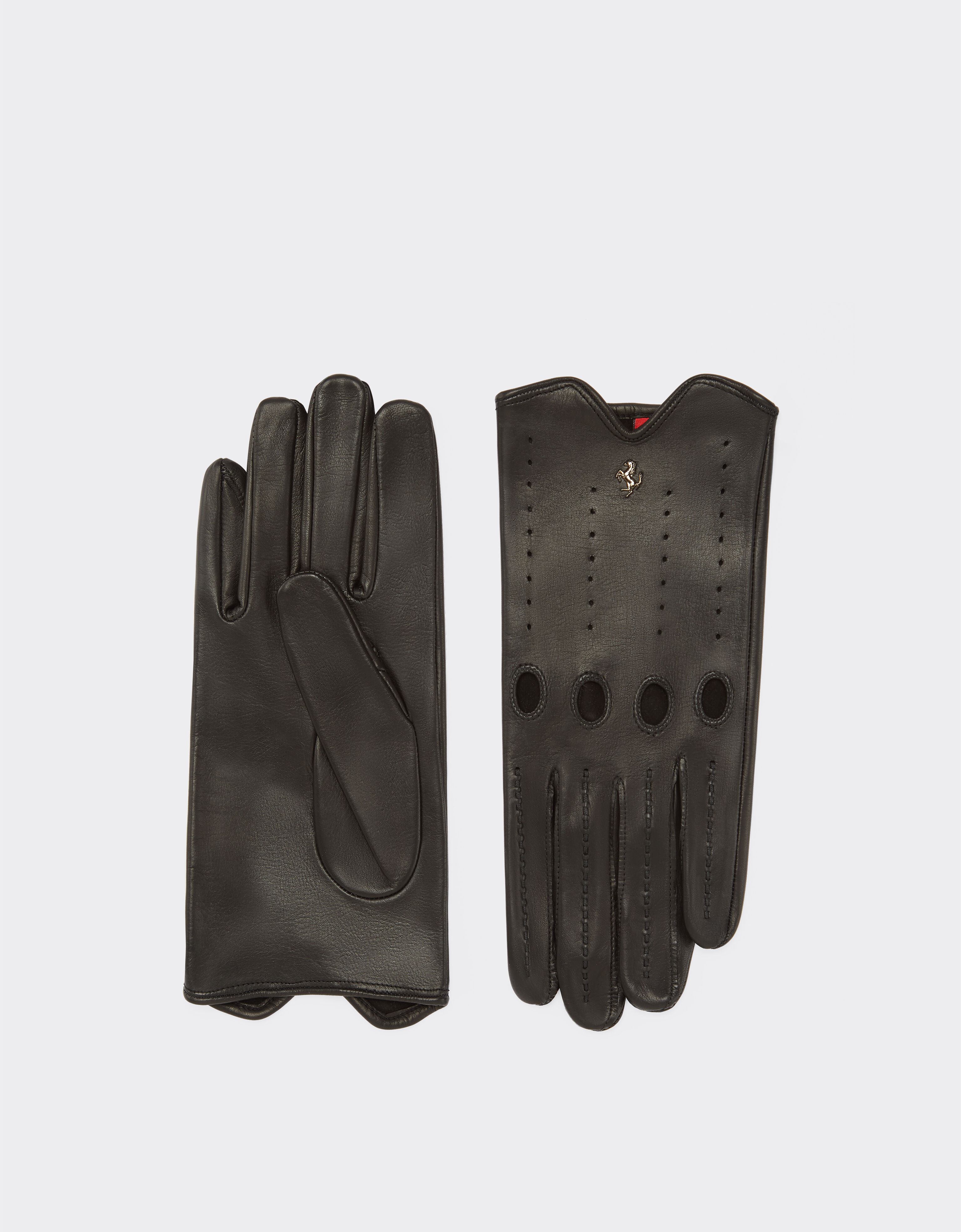 Ferrari Nappa leather driving gloves Charcoal 20010f