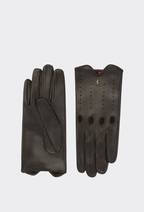 Ferrari Nappa leather driving gloves Black 20381f