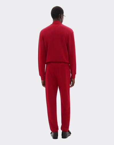 Ferrari Pantalón de felpa técnica de jersey Rojo Maison 50811f