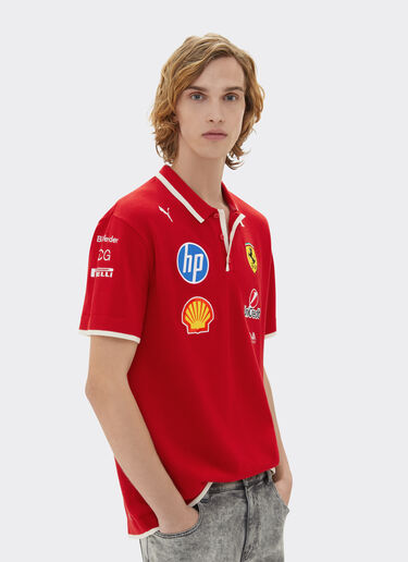 Ferrari Puma for Scuderia Ferrari HP Shanghai Special Edition polo shirt Red LA04Jf
