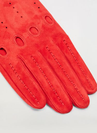 Ferrari Driving gloves in nappa leather and suede Rosso Corsa 47431f