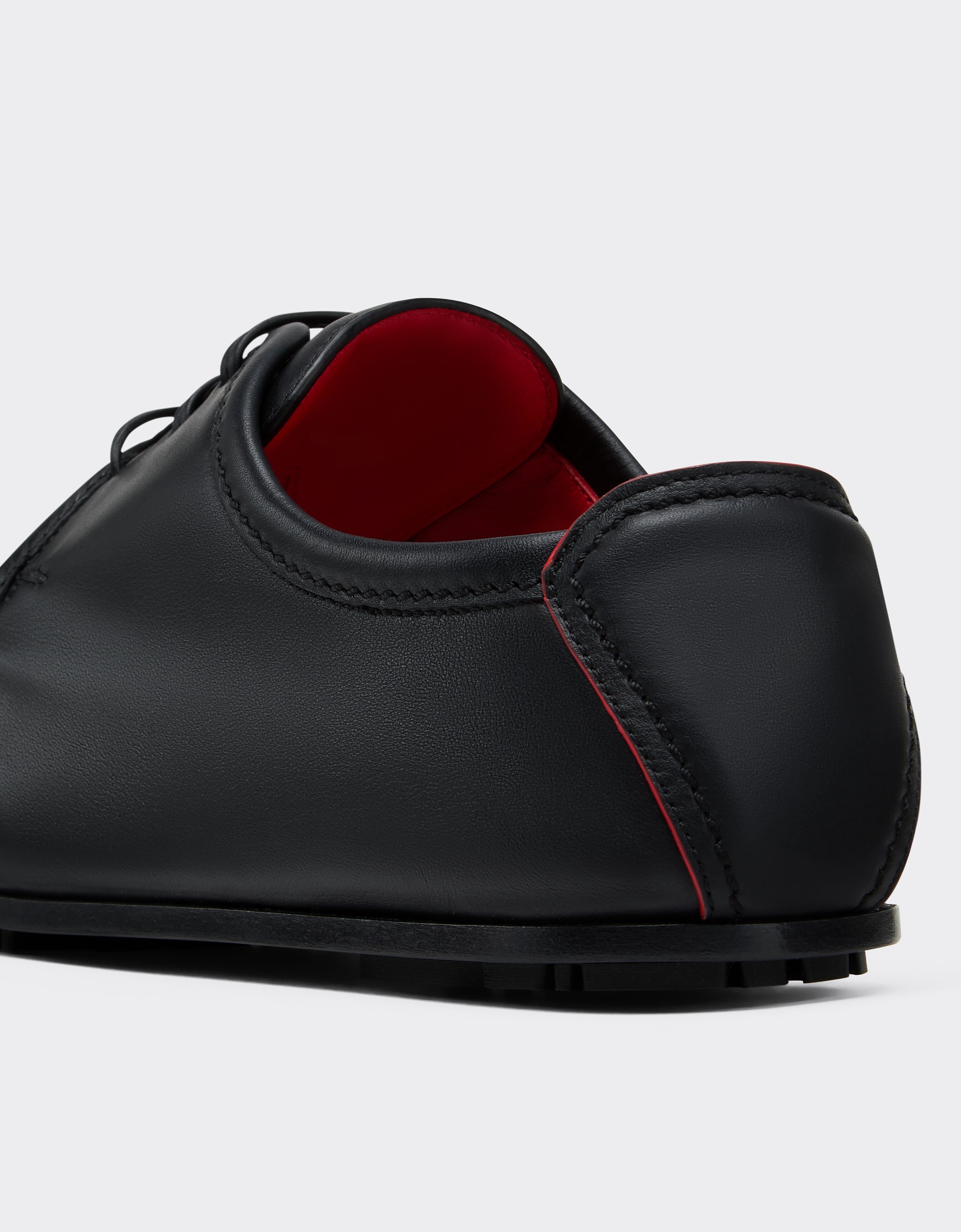 Ferrari Leather derby shoe Black 22741f