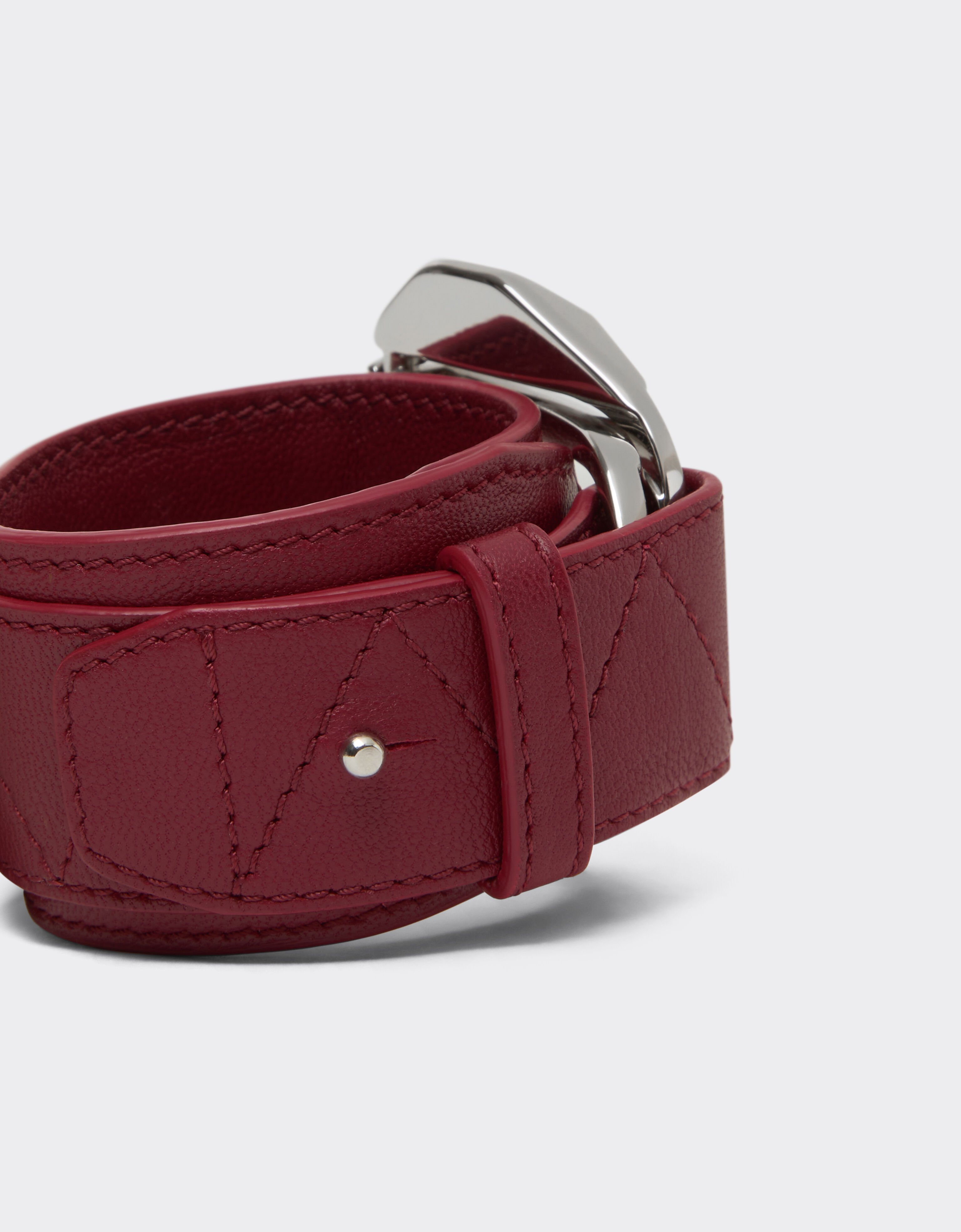 Ferrari Leather bracelet with buckle Maison Red 50002f