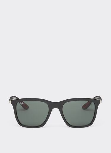 Ferrari Gafas de sol Ray-Ban para la Scuderia Ferrari 0RB4433M negras con lentes en verde oscuro Negro F1259f