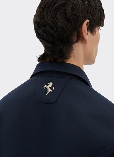 Ferrari 7X7格纹图案胸袋科技羊毛连身装 海军蓝 20772f