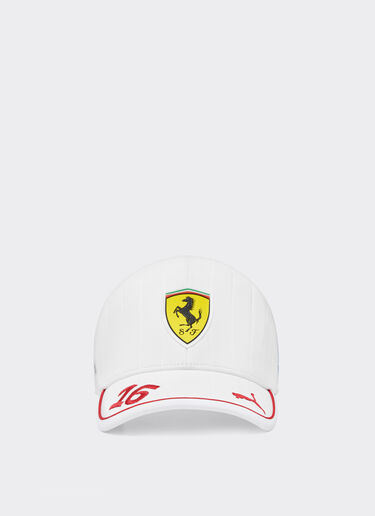 Ferrari Puma for Scuderia Ferrari HP Miami Special Edition Leclerc baseball cap Optical White LA048f