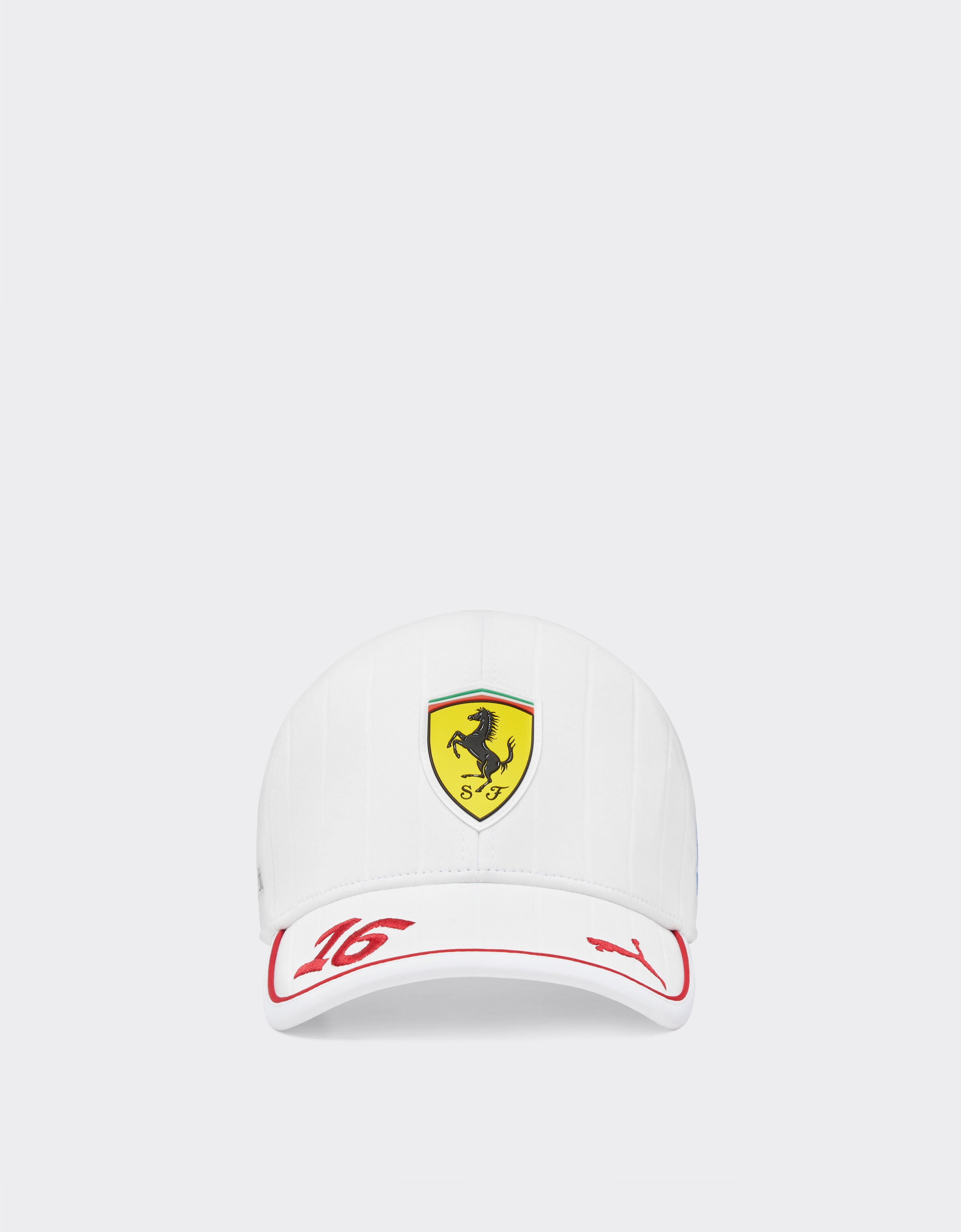 Ferrari Puma for Scuderia Ferrari HP Miami Special Edition Leclerc baseball cap Optical White LA048f