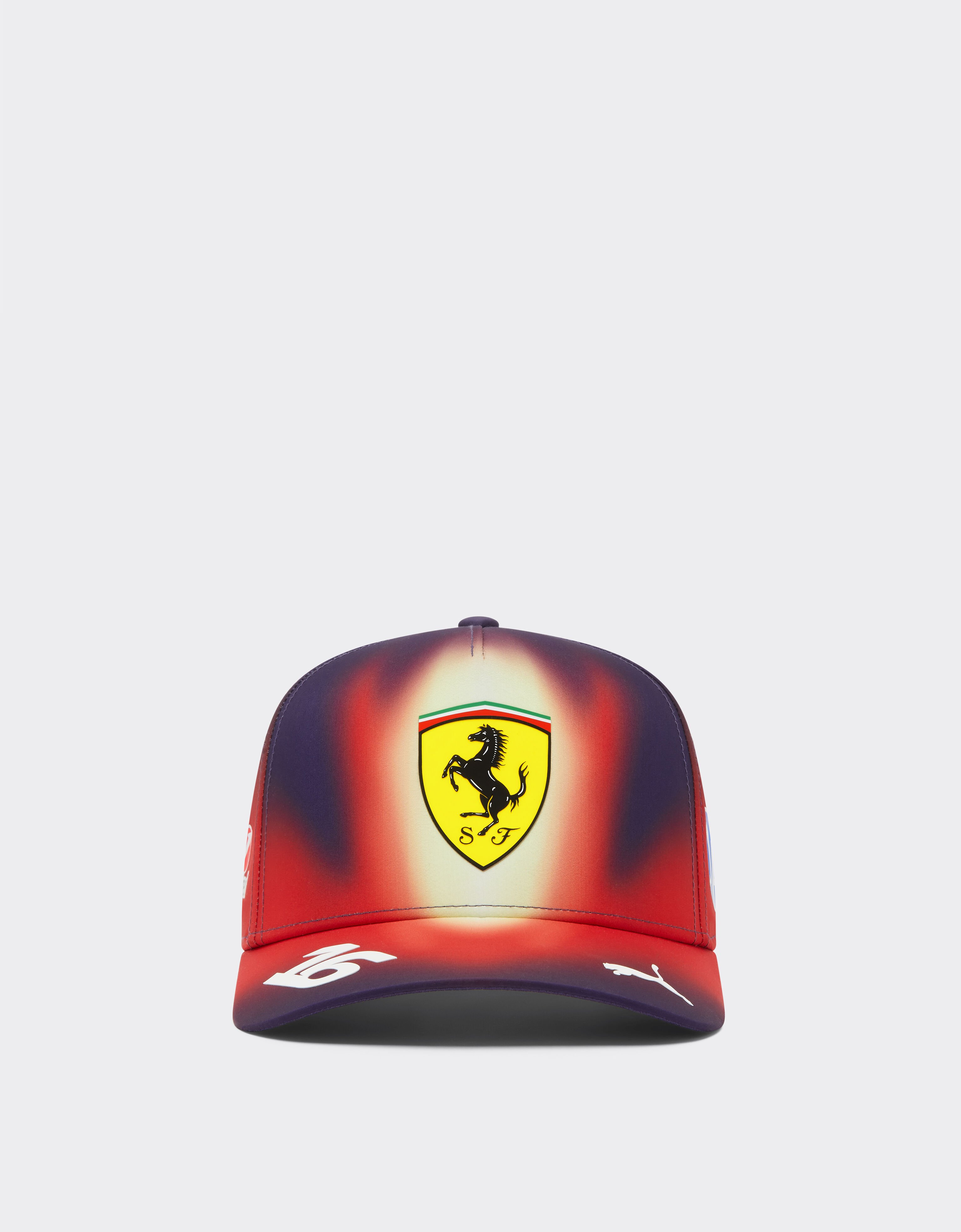 Ferrari Leclerc Replica Puma baseball cap for Scuderia Ferrari HP China 2026 Rosso LA0GNf