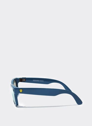 Ferrari Occhiali da sole Meta smart Ray-Ban per Scuderia Ferrari Wayfarer Miami Special Edition Blu Scozia F1365f