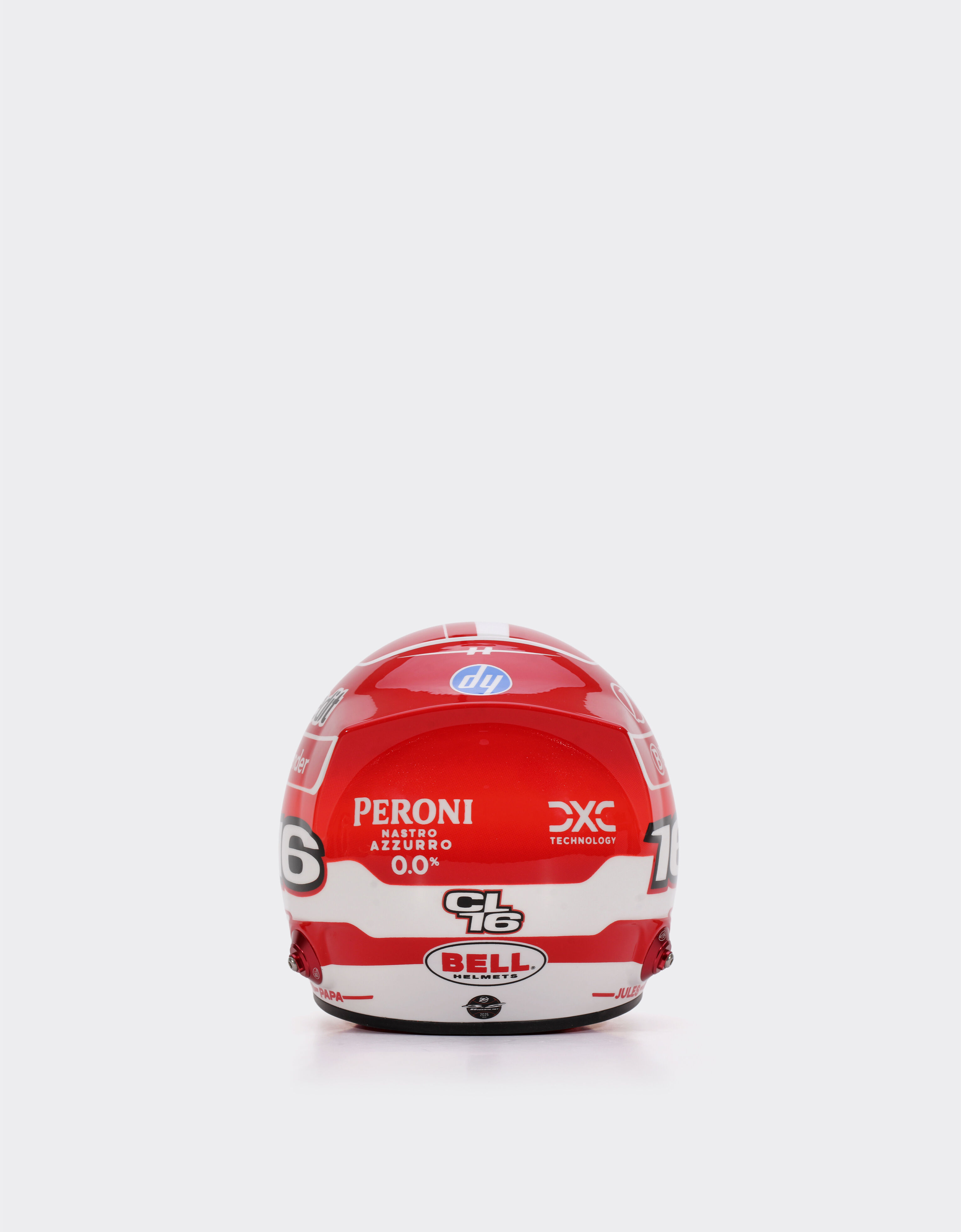 Ferrari 2025 Charles Leclerc mini helmet in 1:2 scale MULTICOLOUR LA07Of