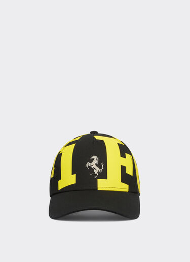 Ferrari 法拉利徽标棉质斜纹棒球帽 黑色 47084f