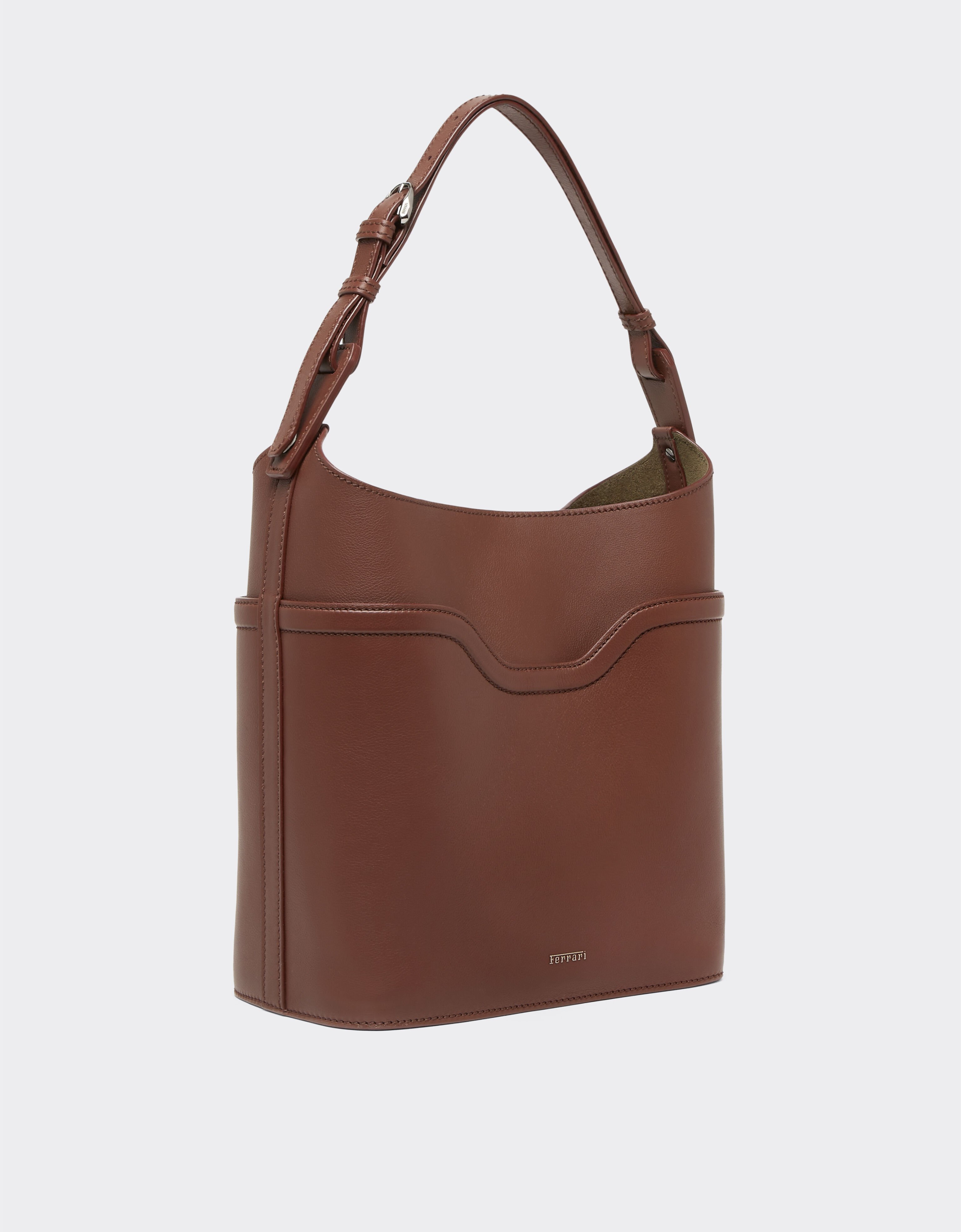 Ferrari Bucket bag in tumbled leather Hide 21986f