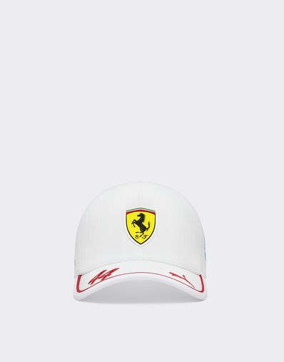 Ferrari Gorra de béisbol Puma Hamilton para la Scuderia Ferrari HP Miami Edición Especial Blanco óptico LA046f